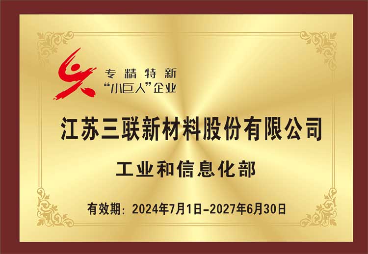 国家级专精特新小巨人企业