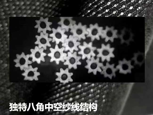 军帽丝八角形 + 中空 = 超强空气囊